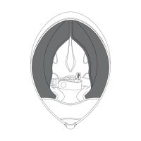 AGV CORSA R náhradní lícnice vel.ML